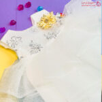 لباس عروس بچگانه طرح پروانه